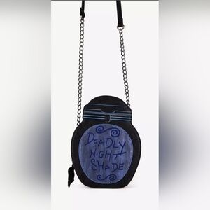 Danielle Nicole The Nightmare Before Christmas Deadly Night Shade Xbody Bag NWOT